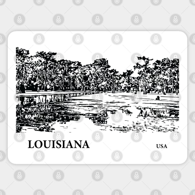 Louisiana USA Sticker by Lakeric